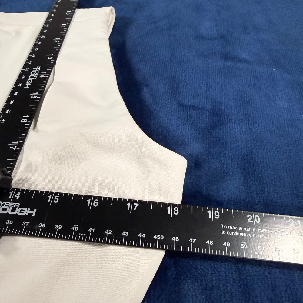 Abercrombie & Fitch Mini Dress Women Small P White Square Neck Button Front NWT - Picture 7 of 8